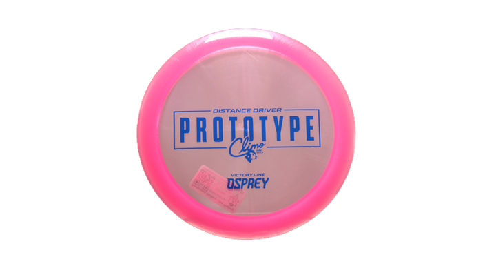 Climo Disc Golf Prototype Victory Line Osprey Distance Driver Front View