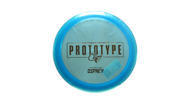 Climo Disc Golf Prototype Victory Line Osprey Distance Driver Front View