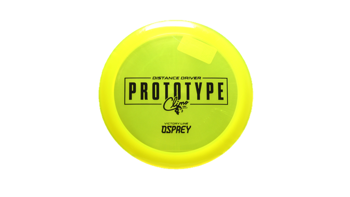 Climo Disc Golf Prototype Victory Line Osprey Distance Driver Front View