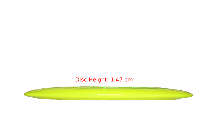 Climo Disc Golf Prototype Victory Line Osprey Distance Driver Profile View