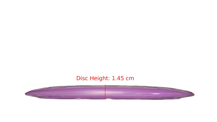 Climo Disc Golf Prototype Victory Line Osprey Distance Driver Profile View