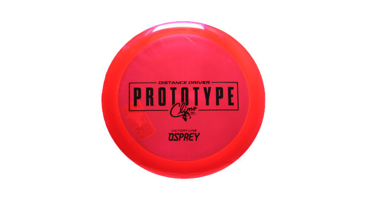 Climo Disc Golf Prototype Victory Line Osprey Distance Driver Front View