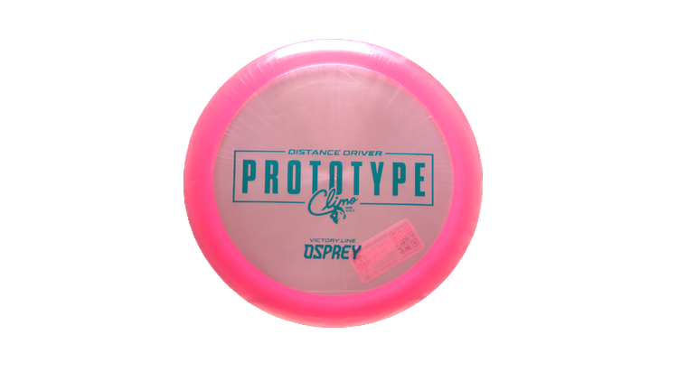 Climo Disc Golf Prototype Victory Line Osprey Distance Driver Front View
