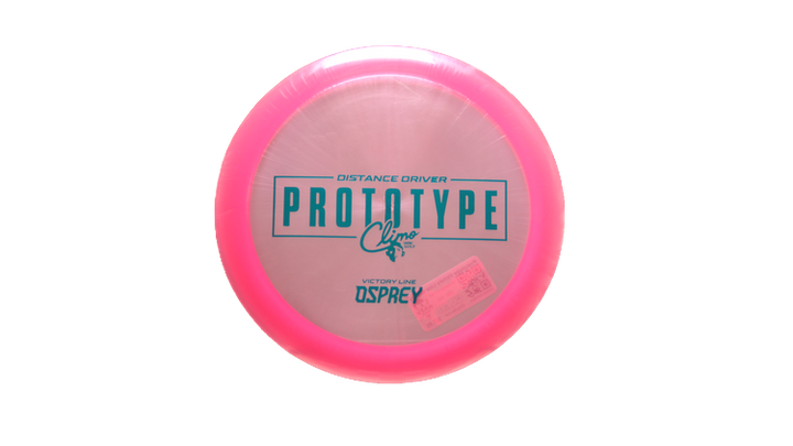 Climo Disc Golf Prototype Victory Line Osprey Distance Driver Front View