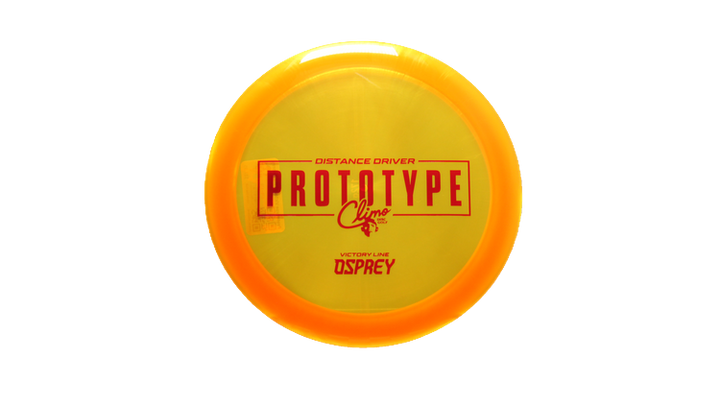 Climo Disc Golf Prototype Victory Line Osprey Distance Driver Front View