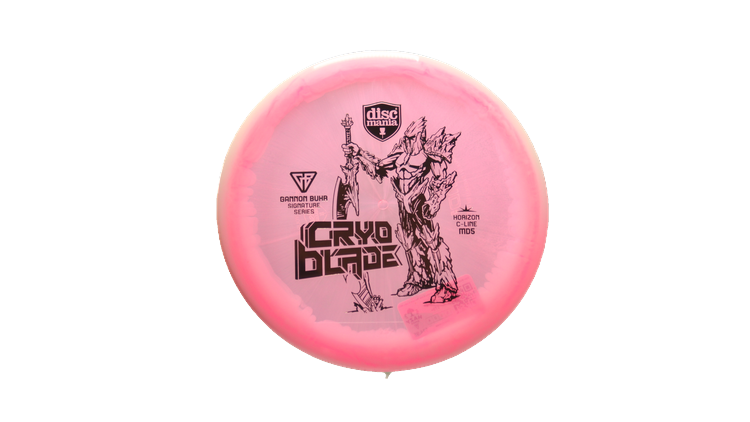 Discmania Cryo Blade Gannon Buhr Signature Series Glow Horizon C-Line MD5 Midrange Front View