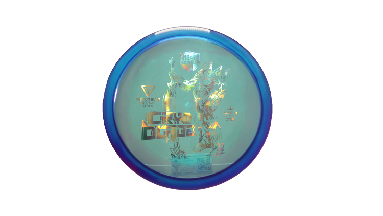 Discmania Cryo Blade Gannon Buhr Signature Series Glow Horizon C-Line MD5 Midrange Front View