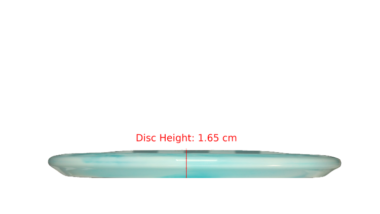 Discmania Cryo Blade Gannon Buhr Signature Series Glow Horizon C-Line MD5 Midrange Profile View