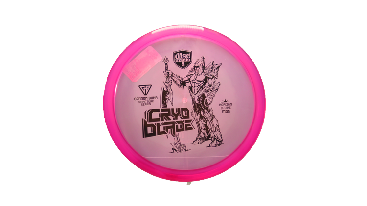 Discmania Cryo Blade Gannon Buhr Signature Series Glow Horizon C-Line MD5 Midrange Front View