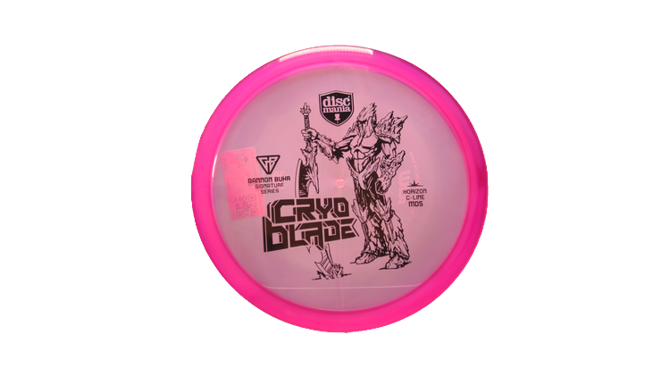 Discmania Cryo Blade Gannon Buhr Signature Series Glow Horizon C-Line MD5 Midrange Front View