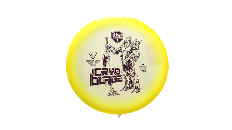 Discmania Cryo Blade Gannon Buhr Signature Series Glow Horizon C-Line MD5 Midrange Front View