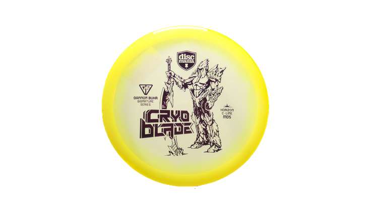Discmania Cryo Blade Gannon Buhr Signature Series Glow Horizon C-Line MD5 Midrange Front View