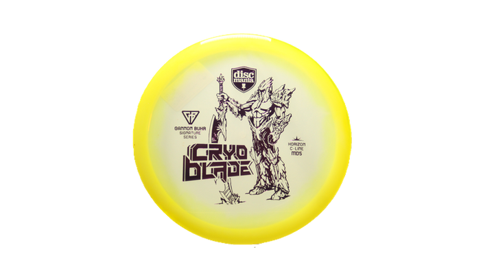 Discmania Cryo Blade Gannon Buhr Signature Series Glow Horizon C-Line MD5 Midrange Front View