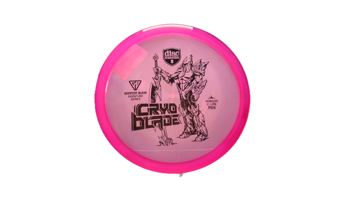 Discmania Cryo Blade Gannon Buhr Signature Series Glow Horizon C-Line MD5 Midrange Front View