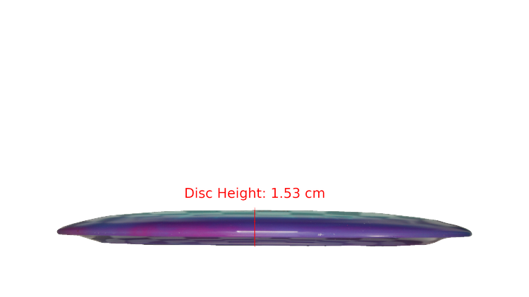Discmania 2025 Dealer Appreciation Glow Horizon C-Line DD2 Distance Driver Profile View