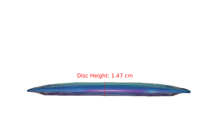 Discmania 2025 Dealer Appreciation Glow Horizon C-Line DD2 Distance Driver Profile View