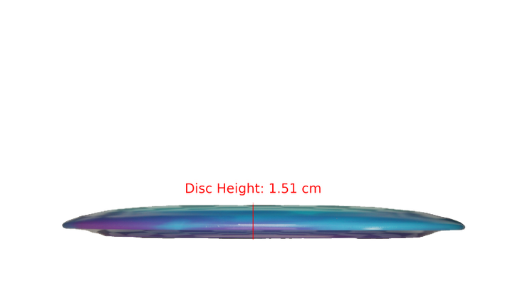 Discmania 2025 Dealer Appreciation Glow Horizon C-Line DD2 Distance Driver Profile View