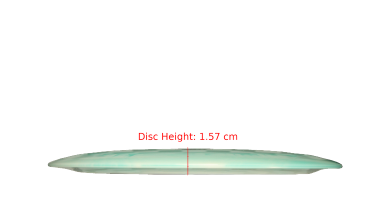 Discmania 2025 Dealer Appreciation Glow Horizon C-Line DD2 Distance Driver Profile View
