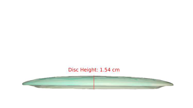 Discmania 2025 Dealer Appreciation Glow Horizon C-Line DD2 Distance Driver Profile View