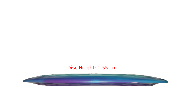 Discmania 2025 Dealer Appreciation Glow Horizon C-Line DD2 Distance Driver Profile View