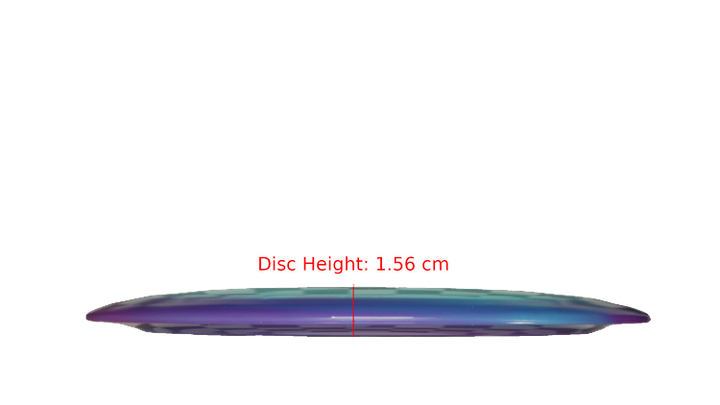 Discmania 2025 Dealer Appreciation Glow Horizon C-Line DD2 Distance Driver Profile View