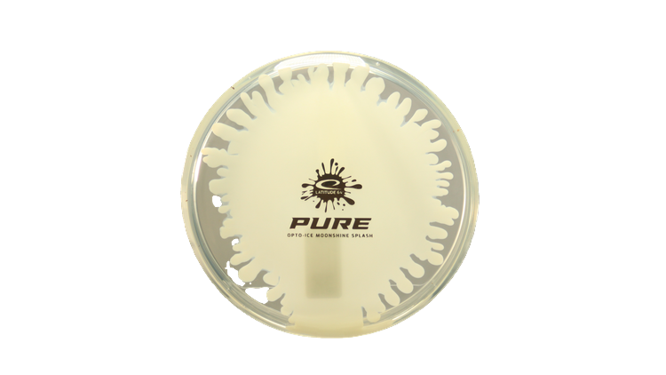 Latitude 64 Opto-Ice Moonshine Splash Pure Putter Front View
