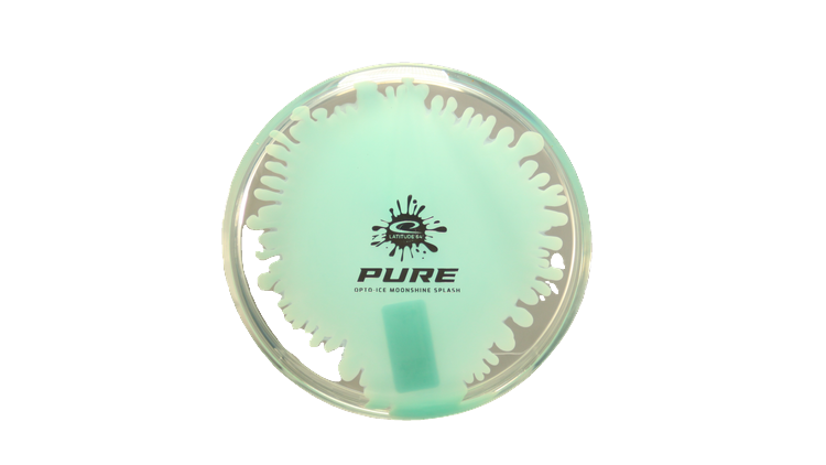 Latitude 64 Opto-Ice Moonshine Splash Pure Putter Front View