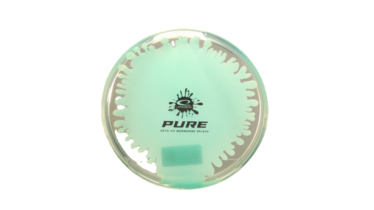 Latitude 64 Opto-Ice Moonshine Splash Pure Putter Front View