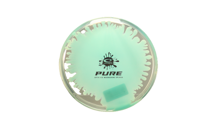 Latitude 64 Opto-Ice Moonshine Splash Pure Putter Front View