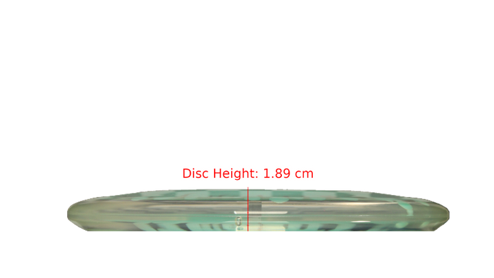 Latitude 64 Opto-Ice Moonshine Splash Pure Putter Profile View