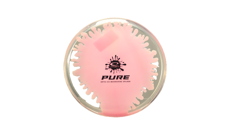 Latitude 64 Opto-Ice Moonshine Splash Pure Putter Front View