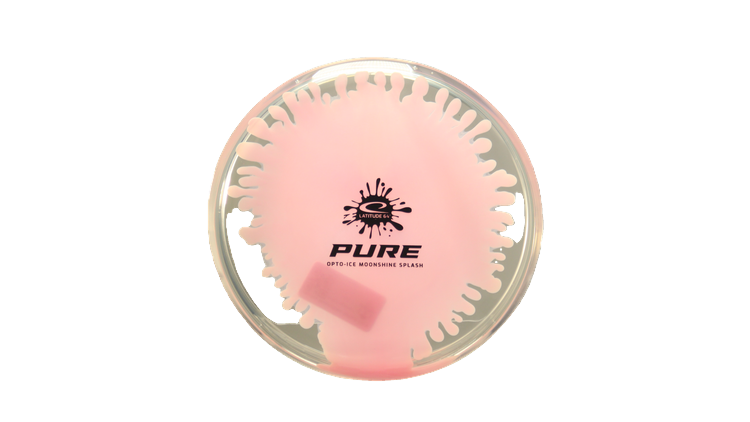 Latitude 64 Opto-Ice Moonshine Splash Pure Putter Front View
