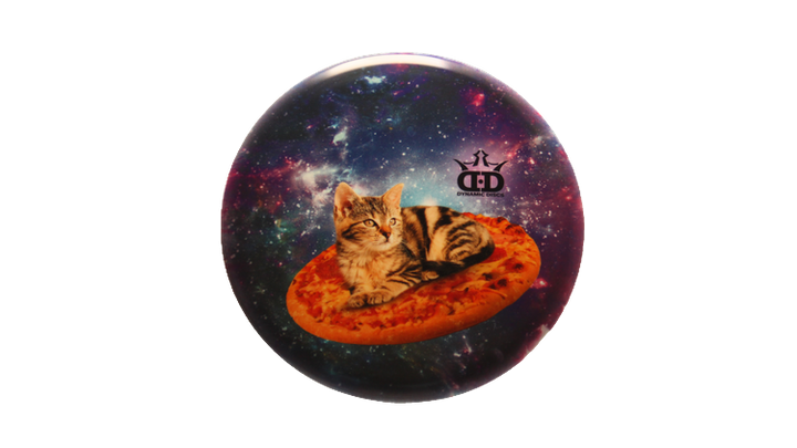 Dynamic Discs Space Kitty Pizza DyeMax Emac Truth Midrange Front View