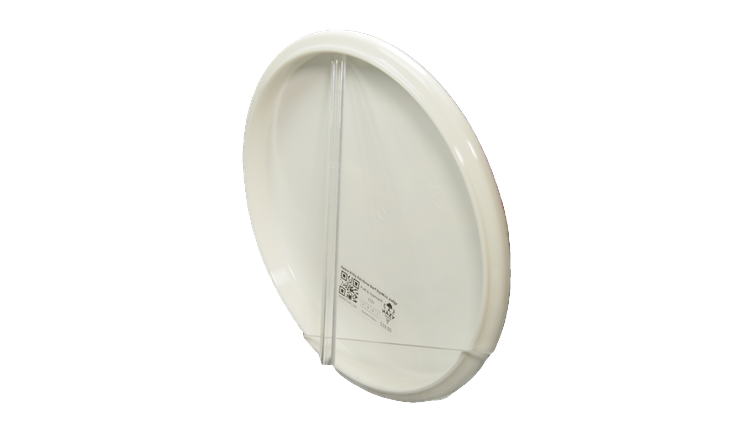 Dynamic Discs Space Kitty Rainbow Barf DyeMax Judge Putter Back View