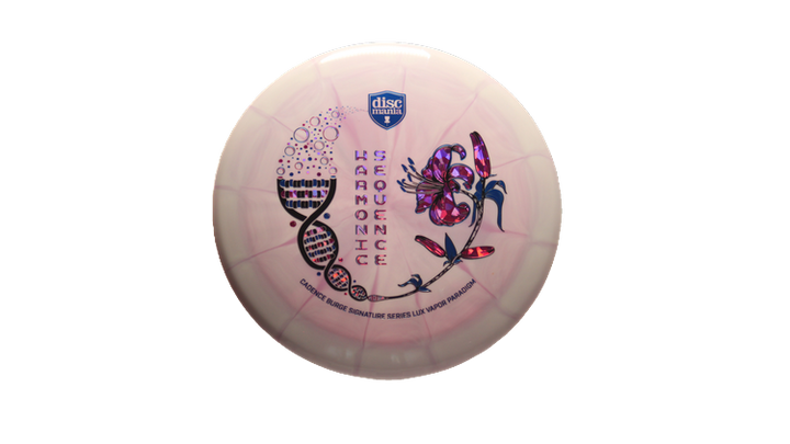Discmania 2025 Harmonic Sequence Candence Burge Signature Series Lux Vapor Paradigm Distance Driver Front View