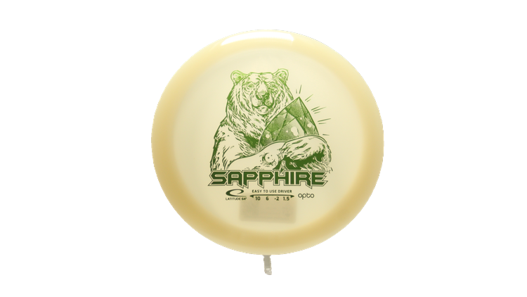 Latitude 64 Opto Moonshine Sapphire Distance Driver Front View