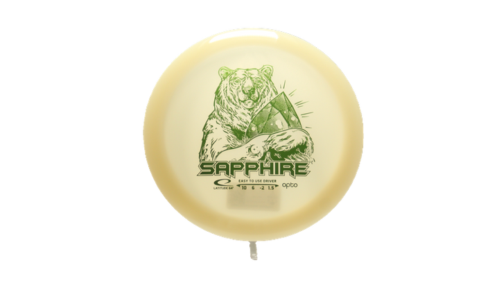 Latitude 64 Opto Moonshine Sapphire Distance Driver Front View