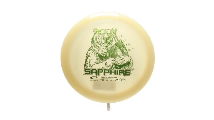 Latitude 64 Opto Moonshine Sapphire Distance Driver Front View