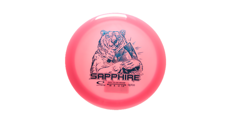 Latitude 64 Opto Moonshine Sapphire Distance Driver Front View