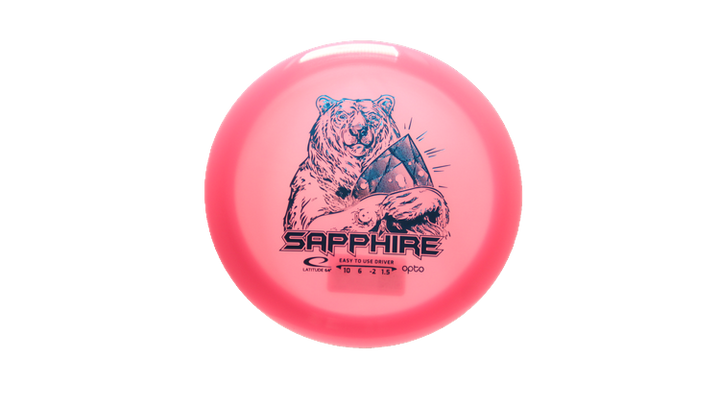 Latitude 64 Opto Moonshine Sapphire Distance Driver Front View