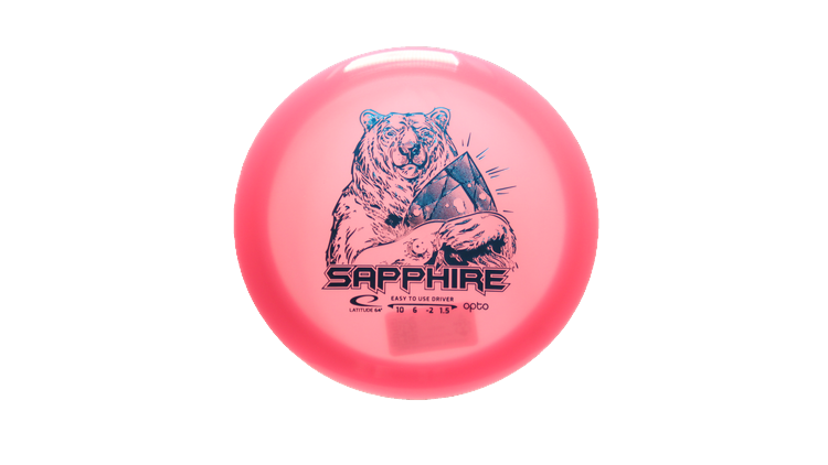 Latitude 64 Opto Moonshine Sapphire Distance Driver Front View