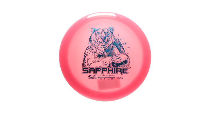 Latitude 64 Opto Moonshine Sapphire Distance Driver Front View
