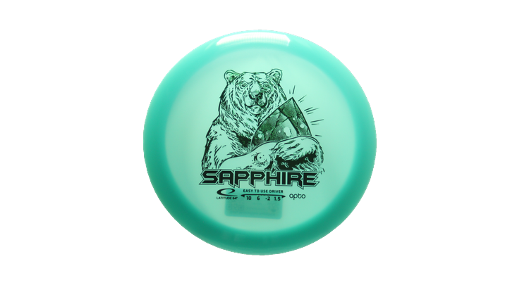 Latitude 64 Opto Moonshine Sapphire Distance Driver Front View