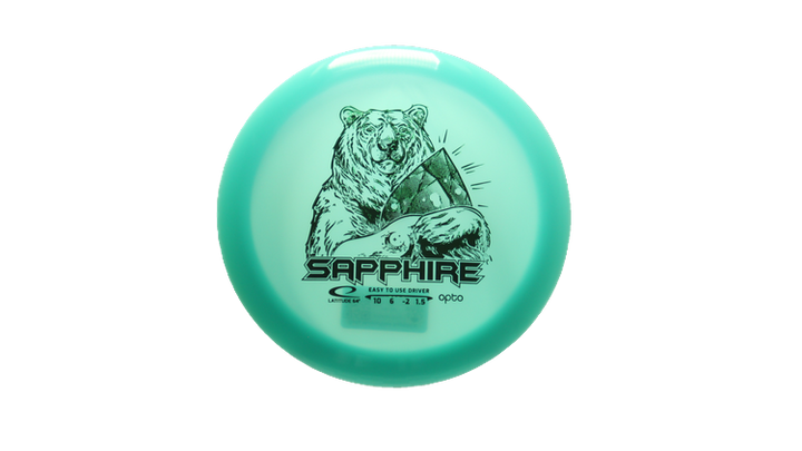 Latitude 64 Opto Moonshine Sapphire Distance Driver Front View