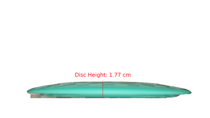 Latitude 64 Opto Moonshine Sapphire Distance Driver Profile View