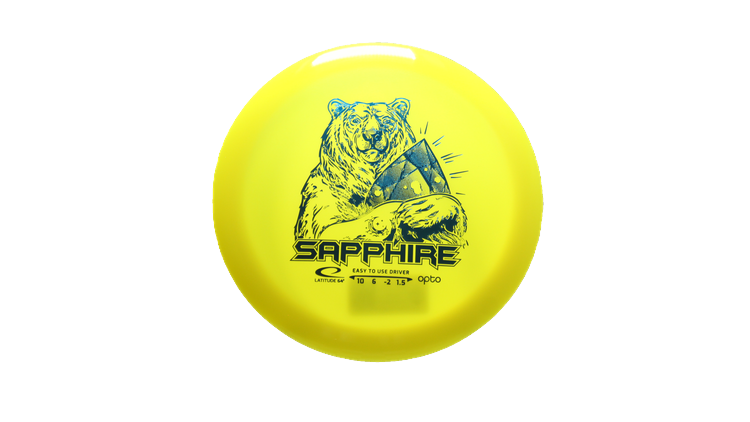 Latitude 64 Opto Moonshine Sapphire Distance Driver Front View