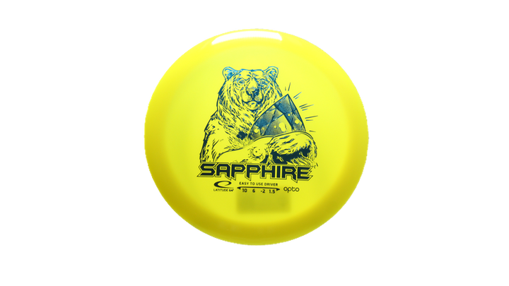 Latitude 64 Opto Moonshine Sapphire Distance Driver Front View