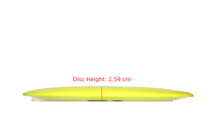 Dynamic Discs First Run Fuzion Treason Distance Driver Profile View