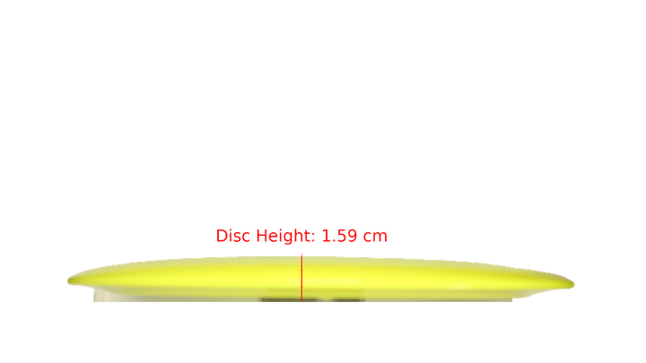 Dynamic Discs First Run Fuzion Treason Distance Driver Profile View