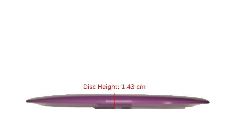 Dynamic Discs First Run Fuzion Treason Distance Driver Profile View